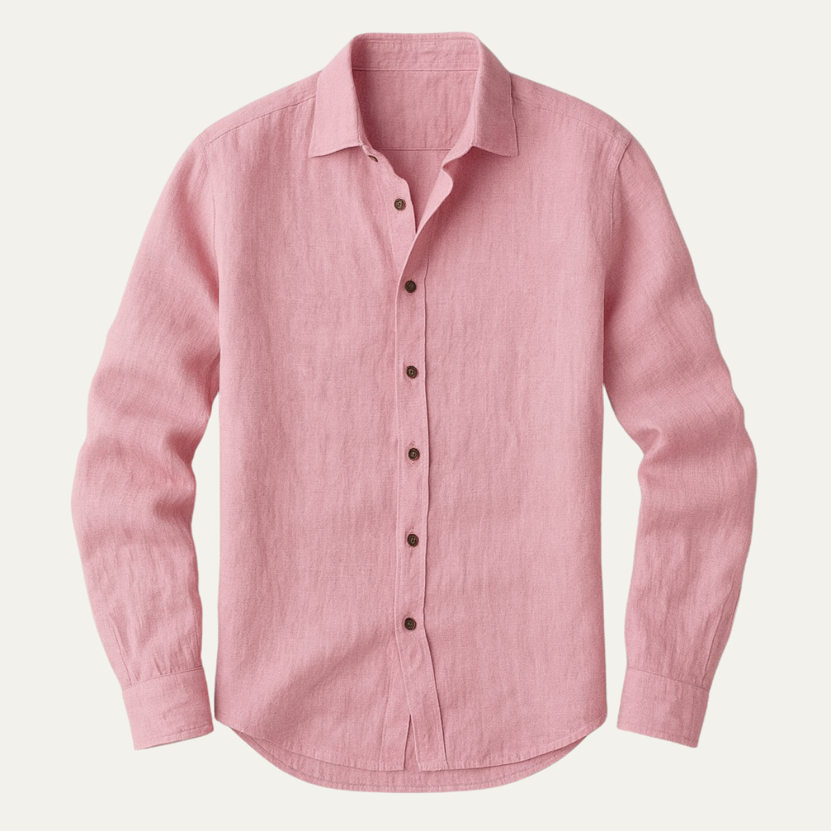 Tropez | Men's Long Sleeve Linen Button Up Shirt