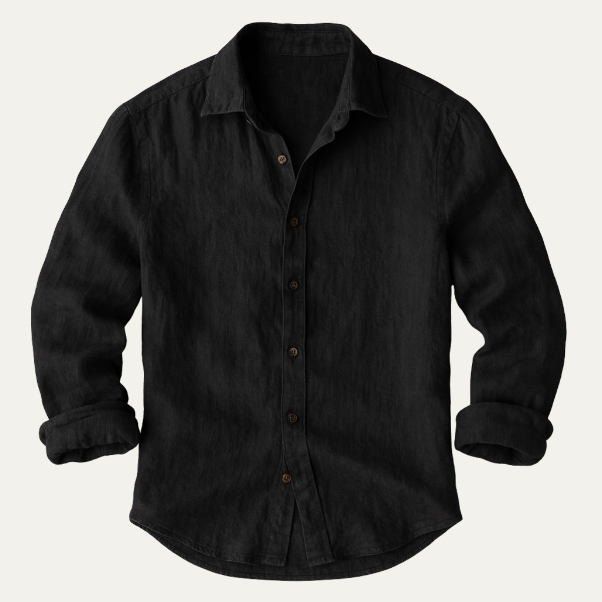 Tropez | Men's Long Sleeve Linen Button Up Shirt