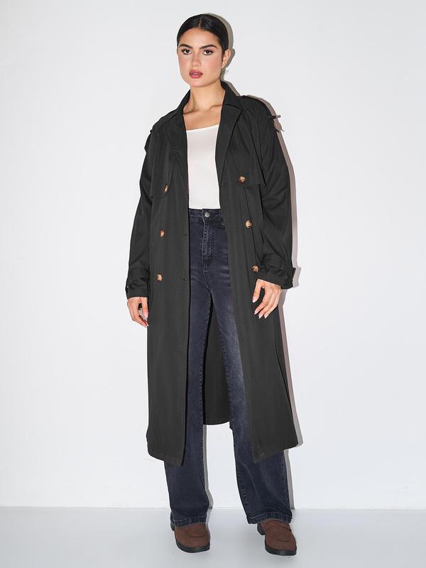 SOLANA™ - Elegant Double Breasted Winter Warm Trench Coat