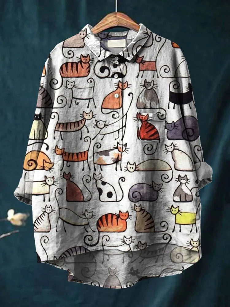 AMARI™ - Cat Art Shirt