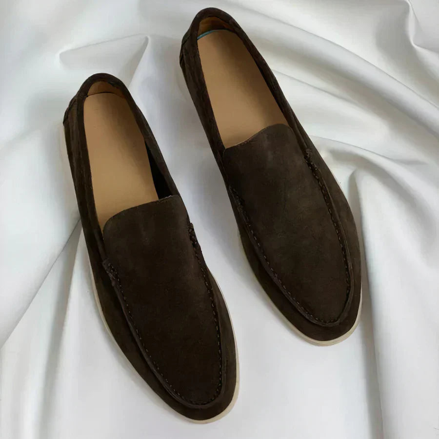 Marina | Refined Suede Slip On Loafers