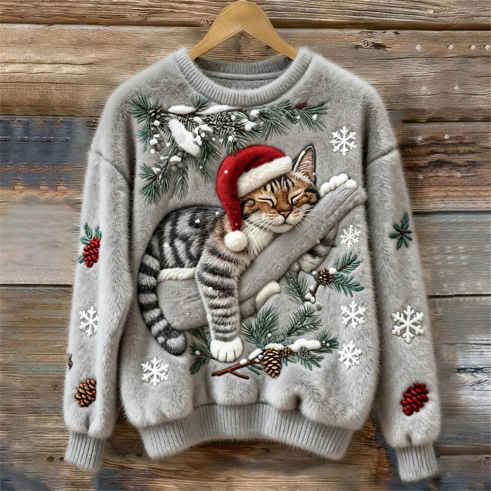 Flocon | Festive Cat Plush Jumper