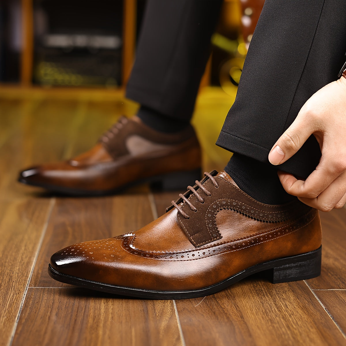 Vincent | Refined Brogue Oxford Shoes