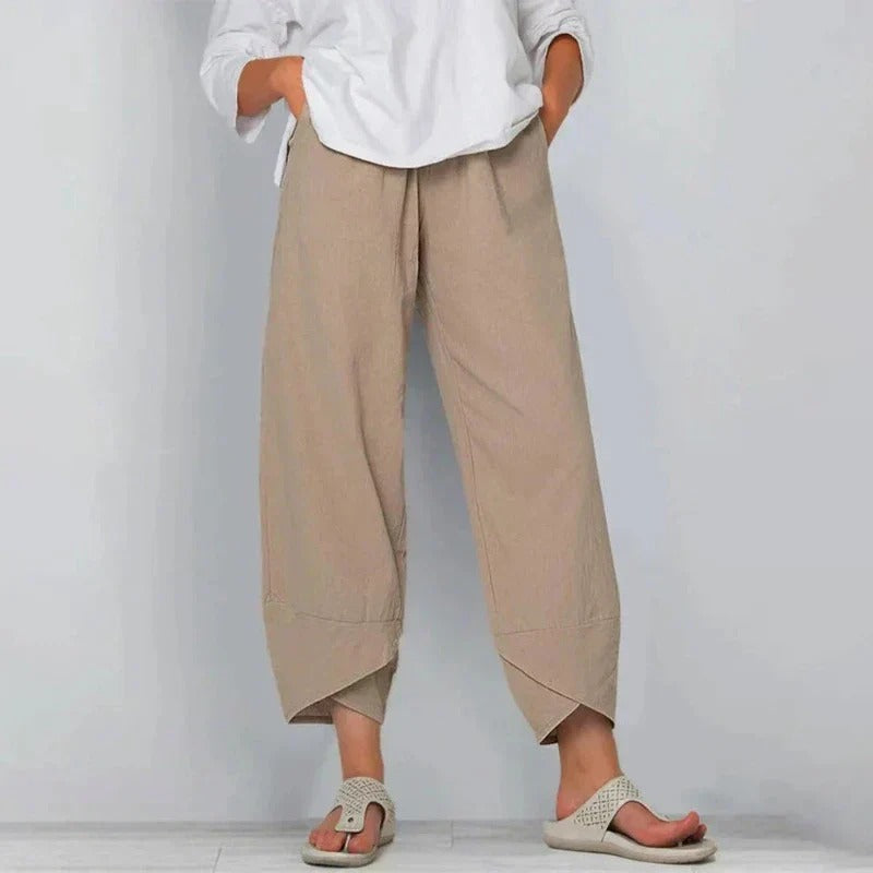 Sorella | Relaxed Cropped Wide Leg Pants