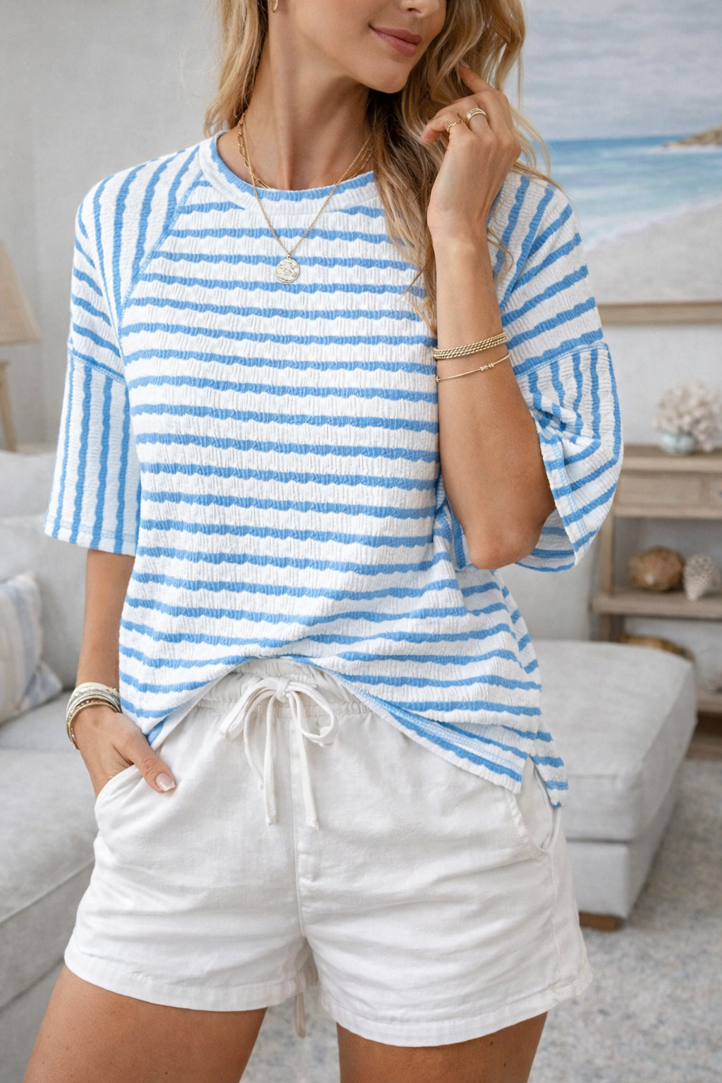 Naomi | Women's Casual Striped Summer