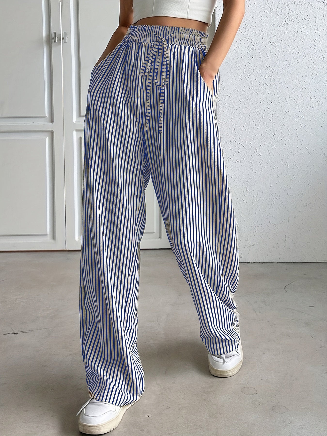 TAITE™ - Simple Summer Striped Relaxed Fit Buttom