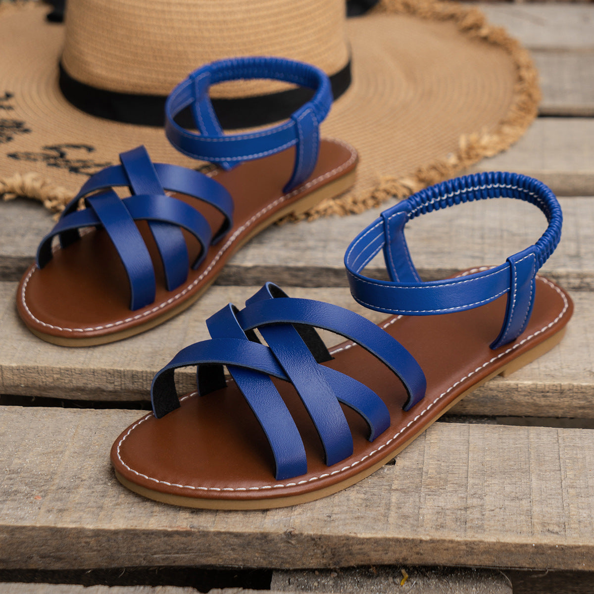 LOWITA™ – Casual Non-Slip Cross Flat Sandals