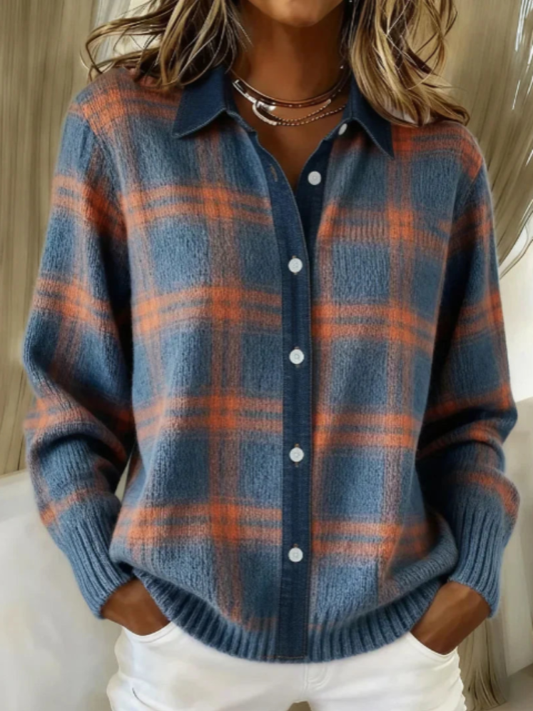 Mara Checked Sweater