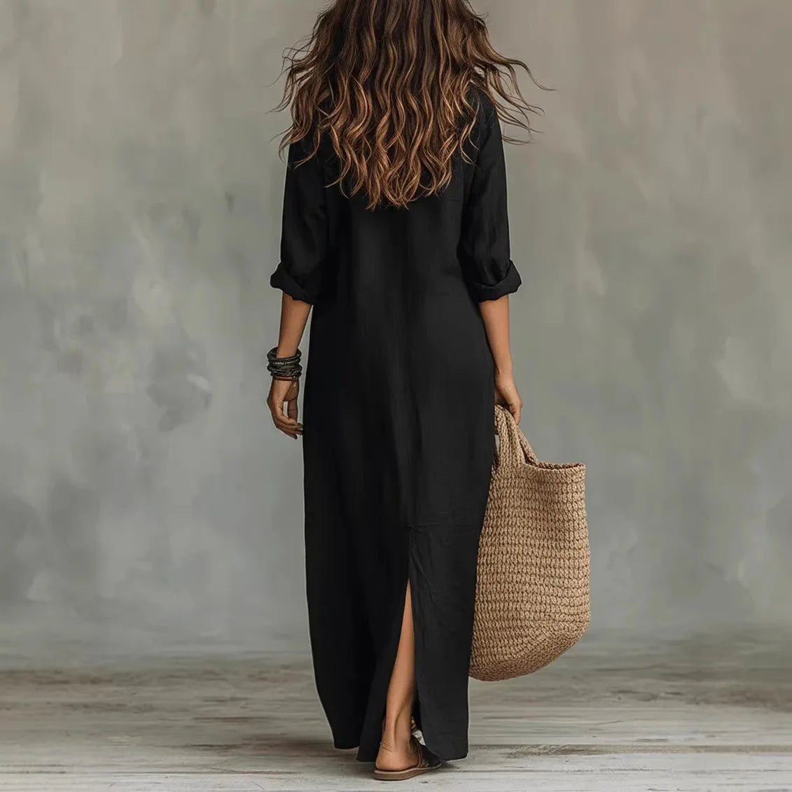 Agnes | Relaxed Shirt Maxi Dress