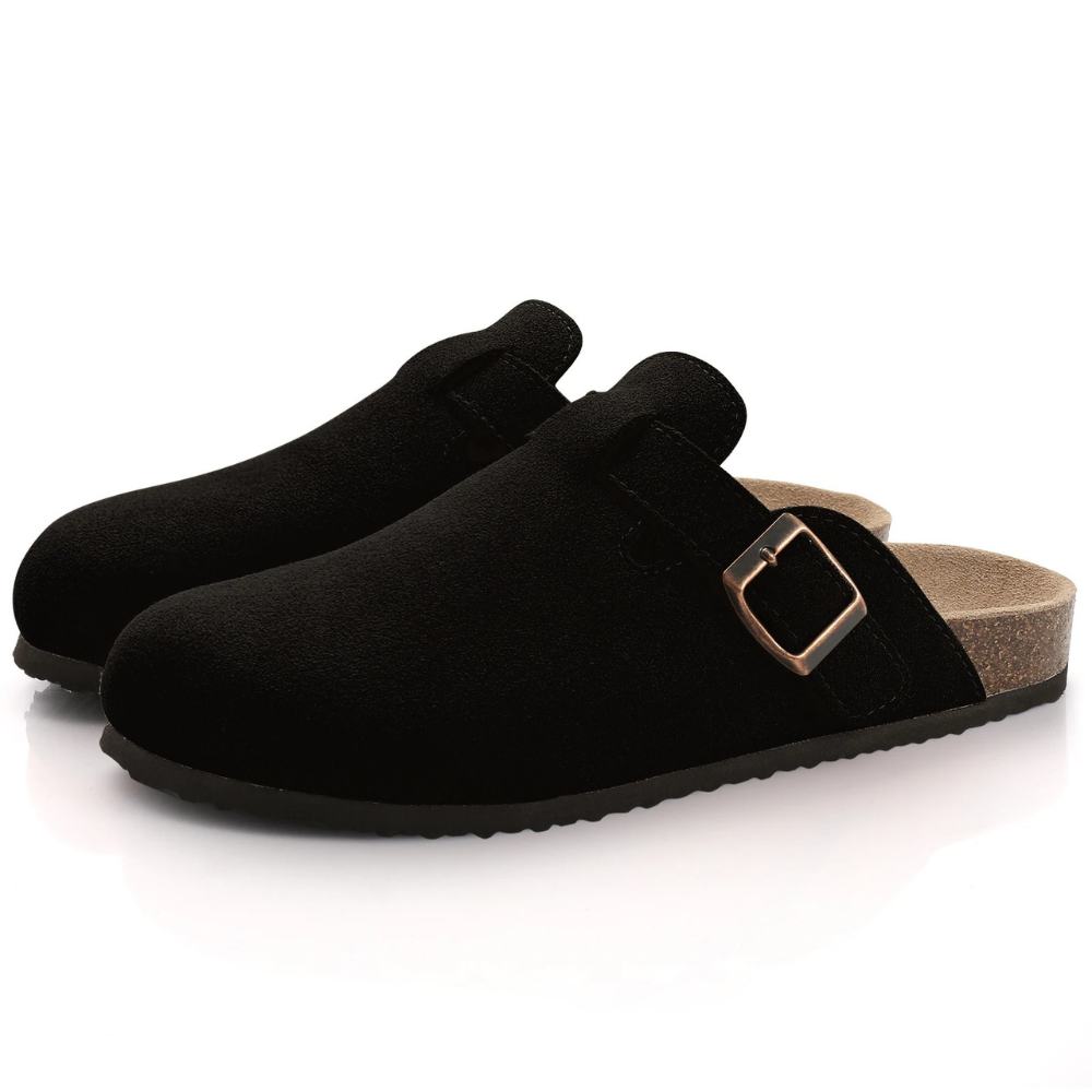 Colette | Refined Suede Corkbed Mules