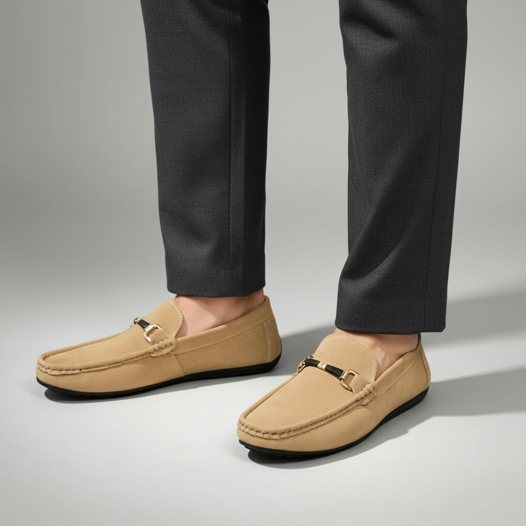 Bellano | Classic Suede Slip On Loafers