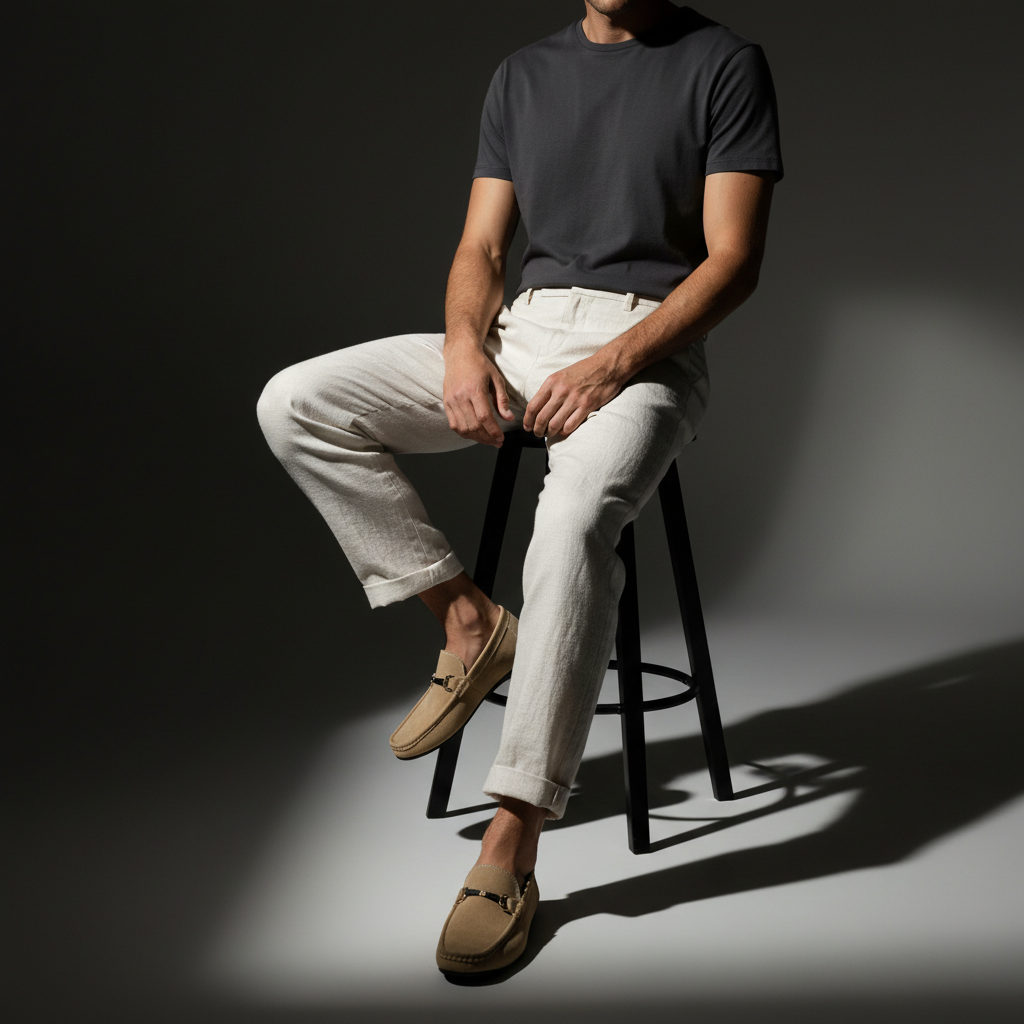 Bellano | Classic Suede Slip On Loafers
