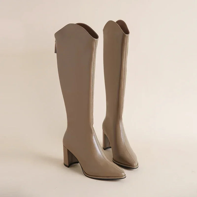VALERIA™ - Luxury Longline Boots