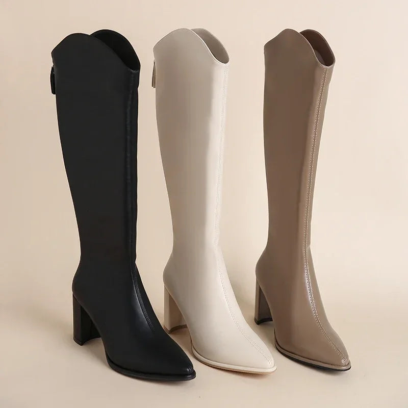 VALERIA™ - Luxury Longline Boots
