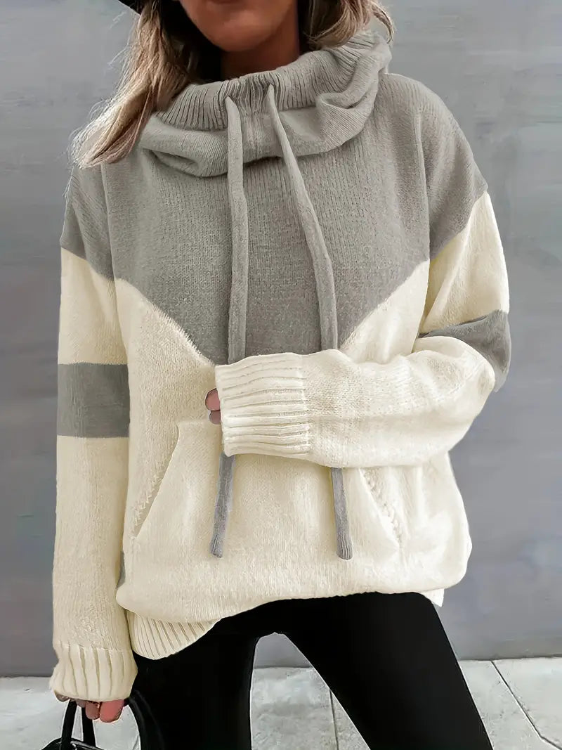 RÍONA™ - Dual-Tone Cozy Hoodie