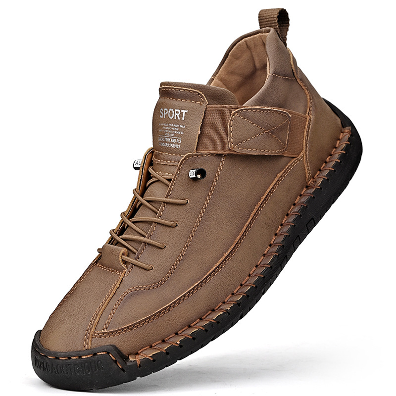 Valentina | Contrast Stitch High-Top Sneakers