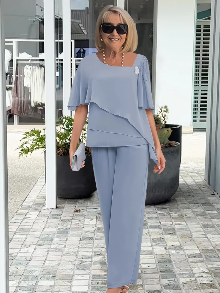 Celeste | Elegant Two-Piece Flowy Summer Set