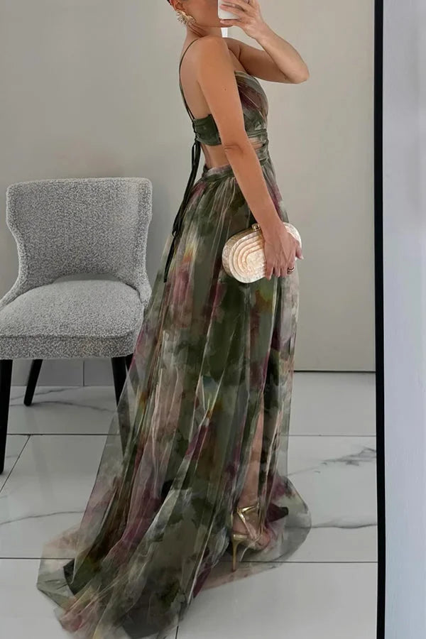 Valerisse | Floral Maxi Wedding Guest Dress