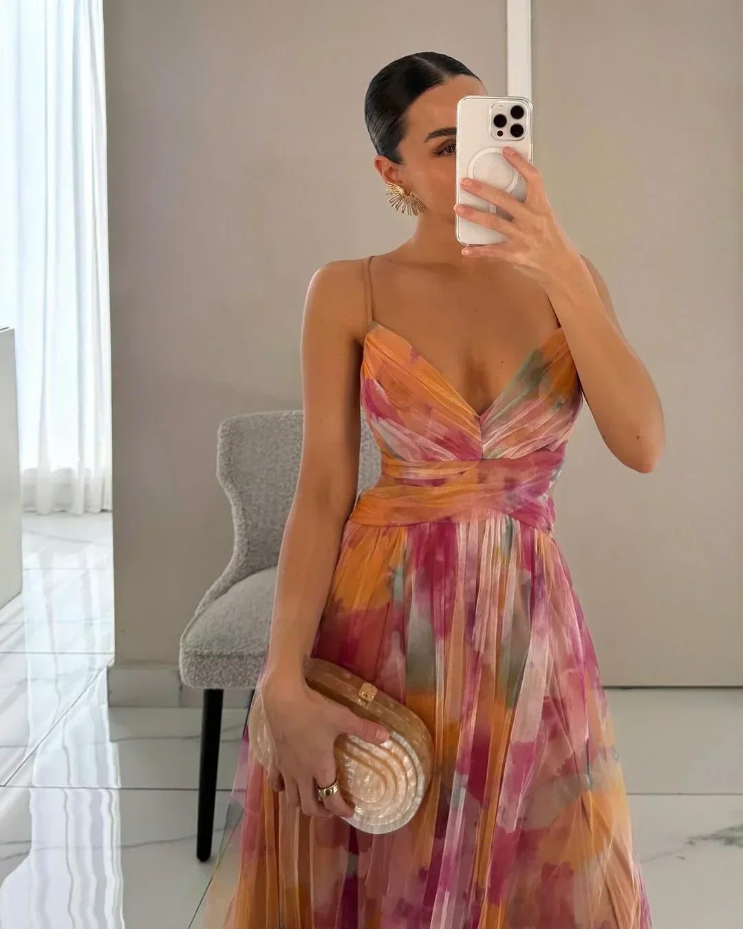 Valerisse | Floral Maxi Wedding Guest Dress
