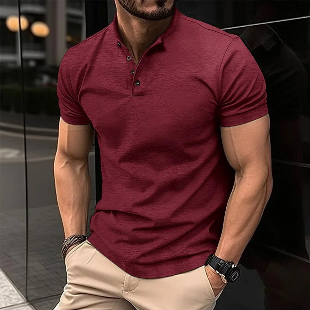 Martin | Men's Short Sleeve Henley T-Shirt