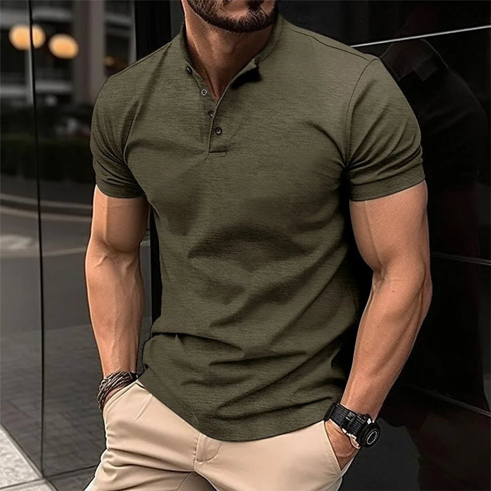 Martin | Men's Short Sleeve Henley T-Shirt