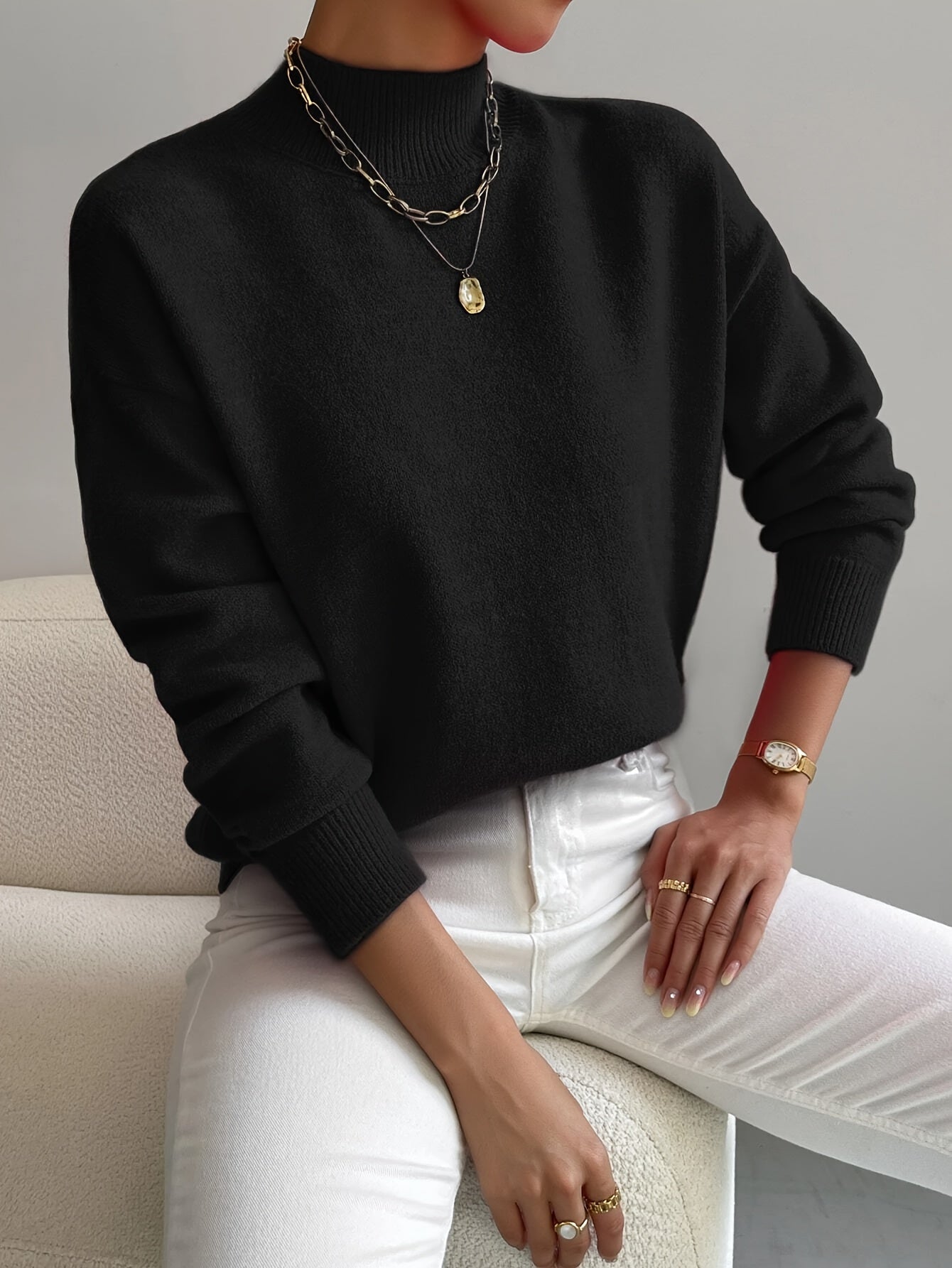 Caroline | Women Elegant Turtleneck Sweater
