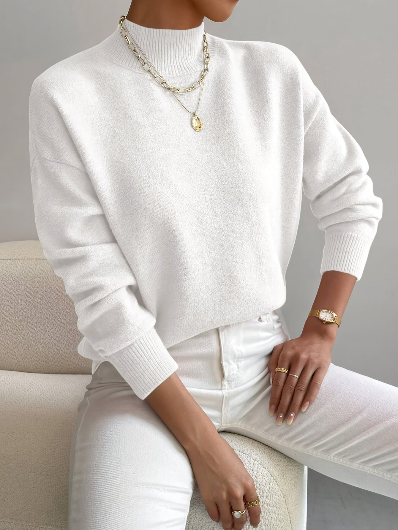Caroline | Women Elegant Turtleneck Sweater