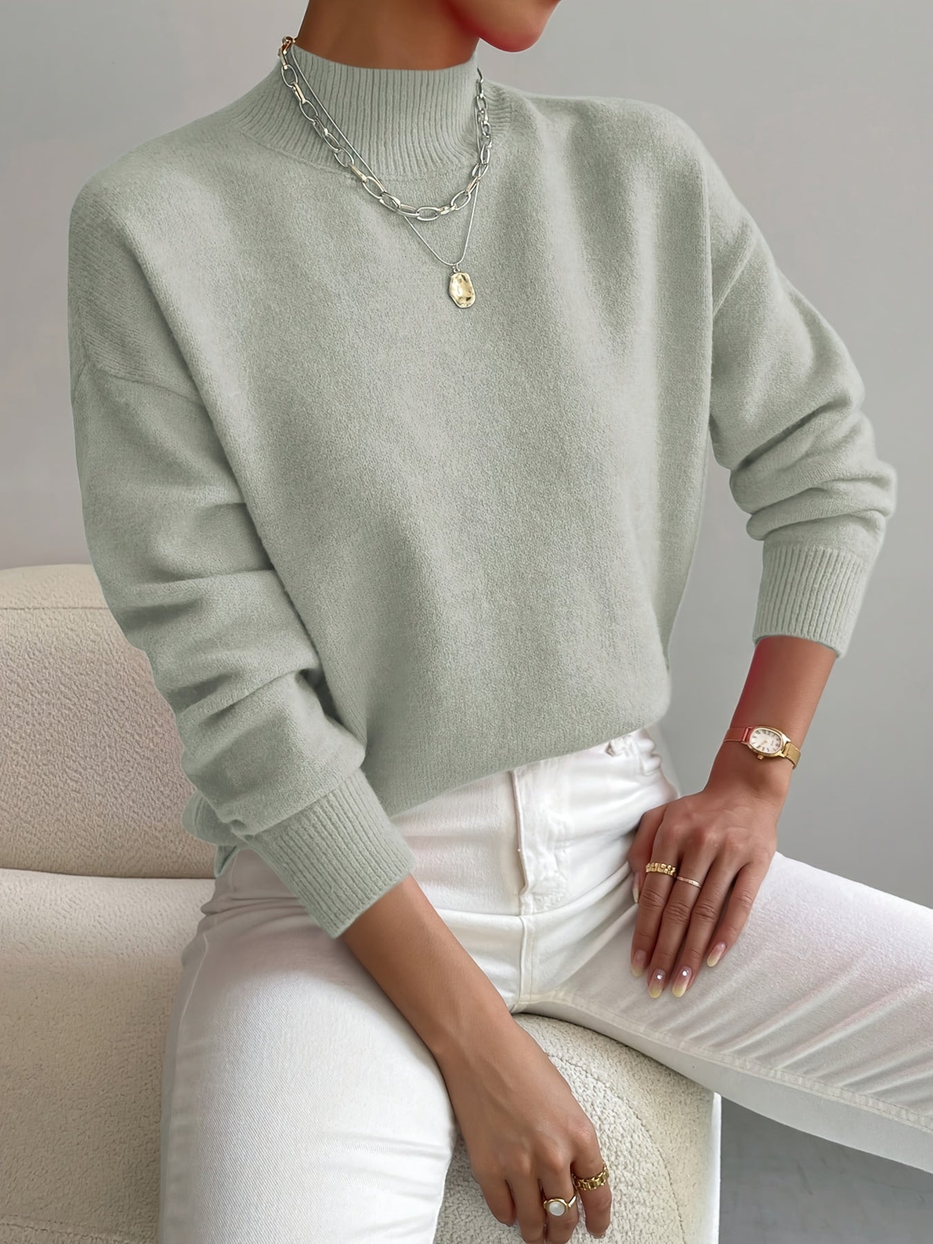 Caroline | Women Elegant Turtleneck Sweater