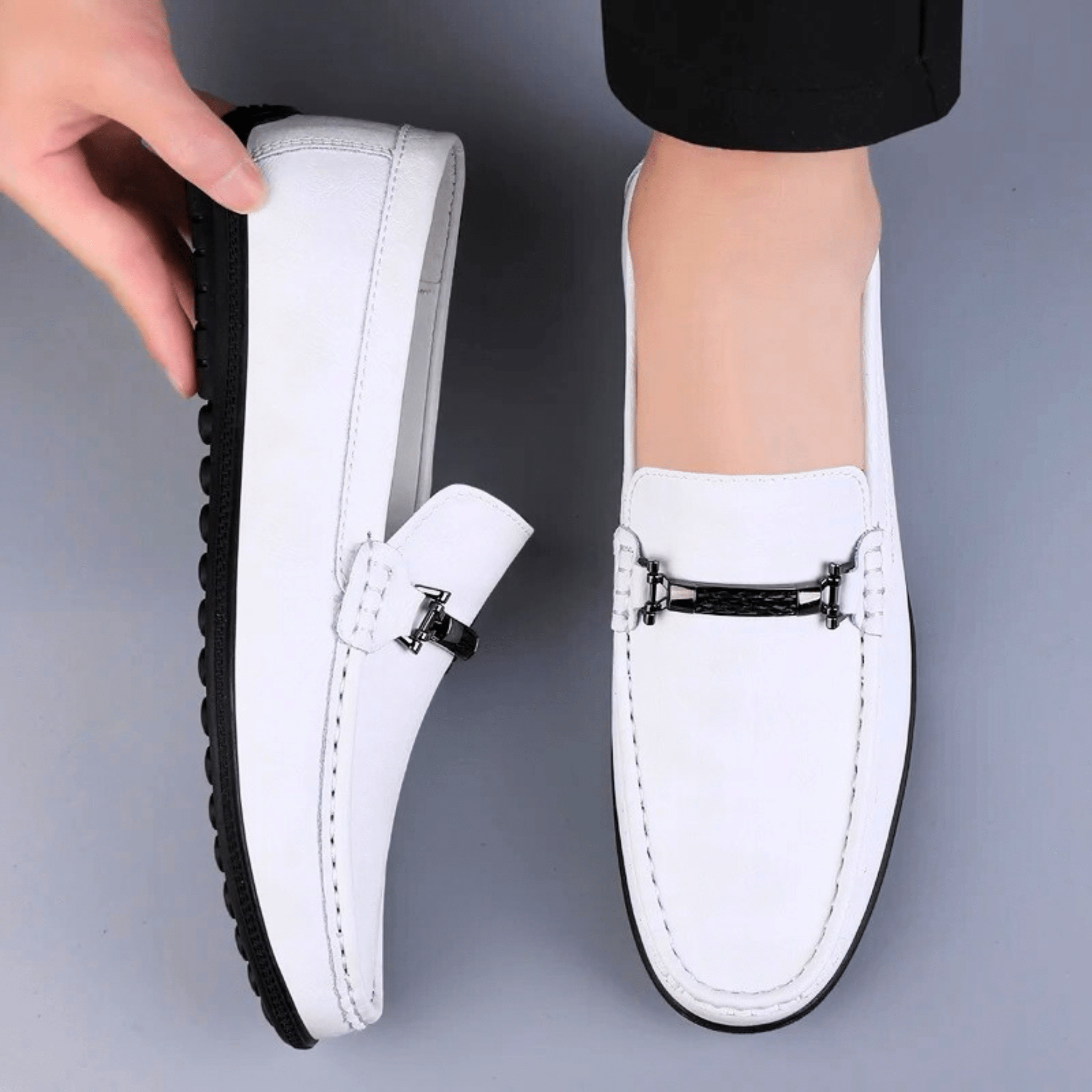Nortvale | Casual Leather Driving Loafers for Men