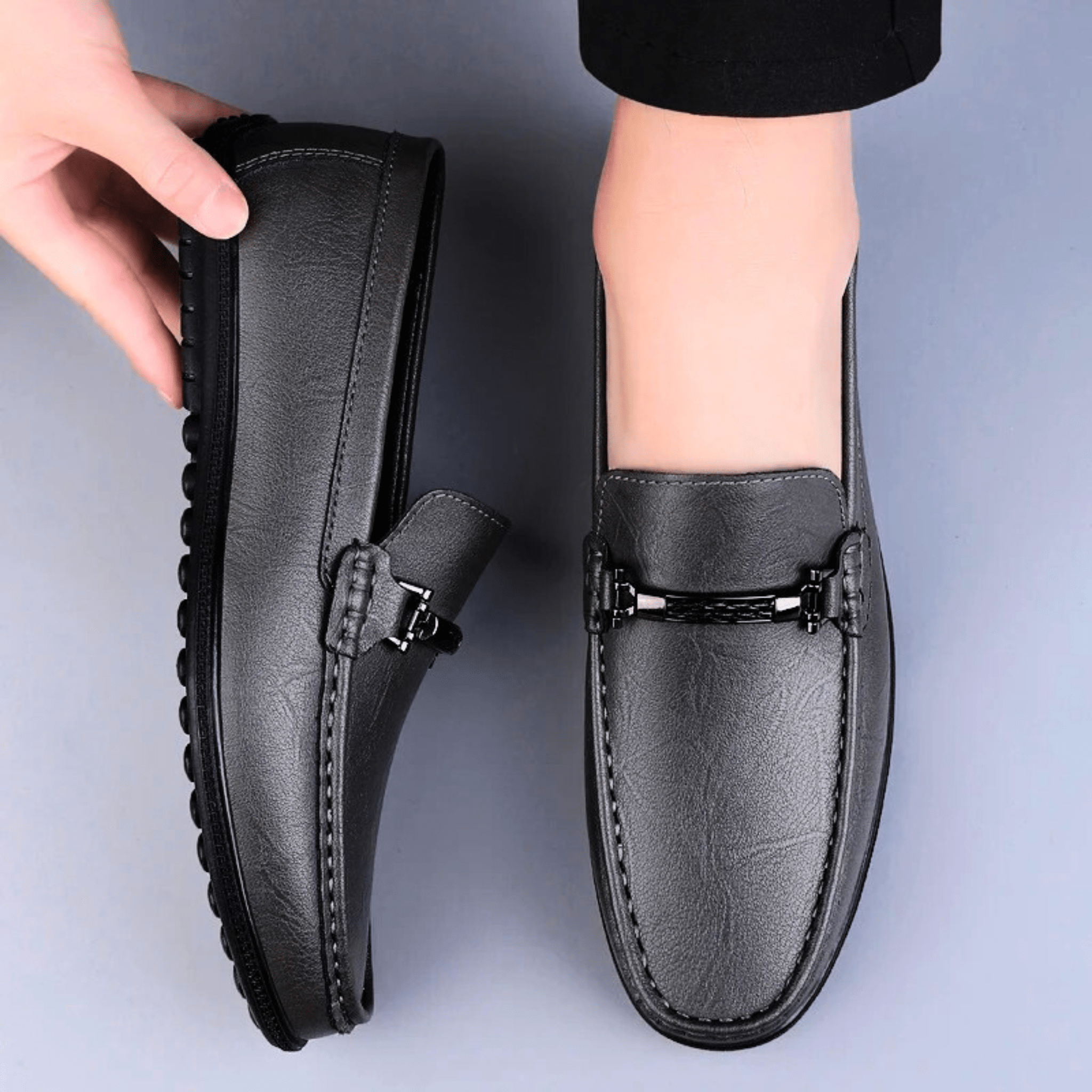Nortvale | Casual Leather Driving Loafers for Men
