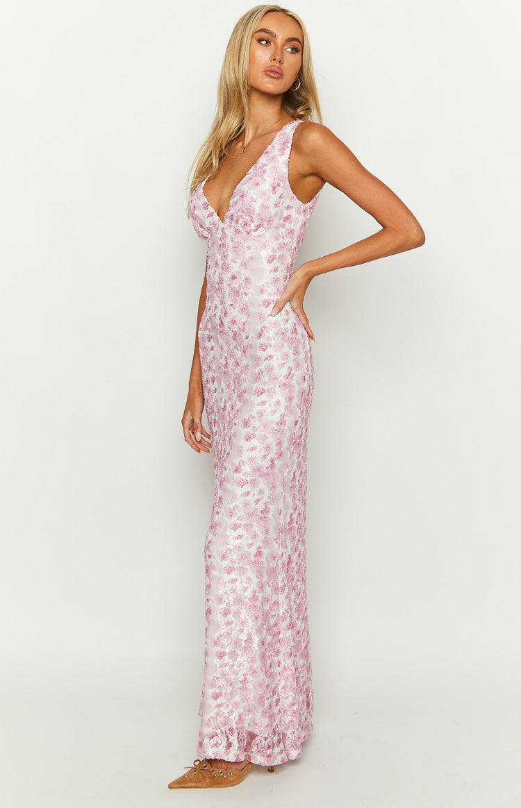 Blair | Elegant Floral Maxi Dress for Wedding Guests