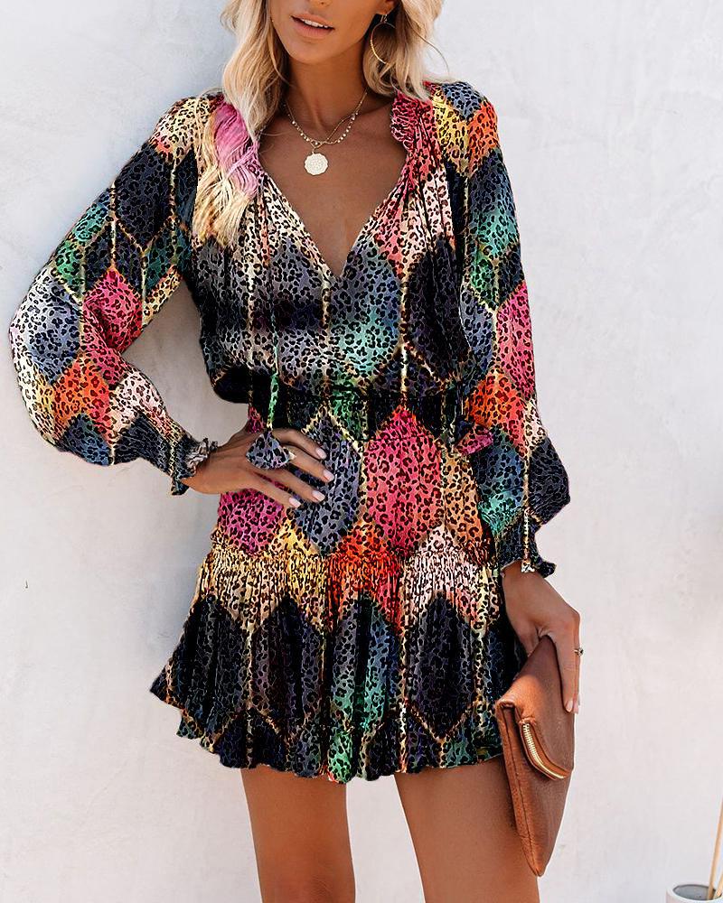 Zahara | Floral Long Sleeve Mini Dress