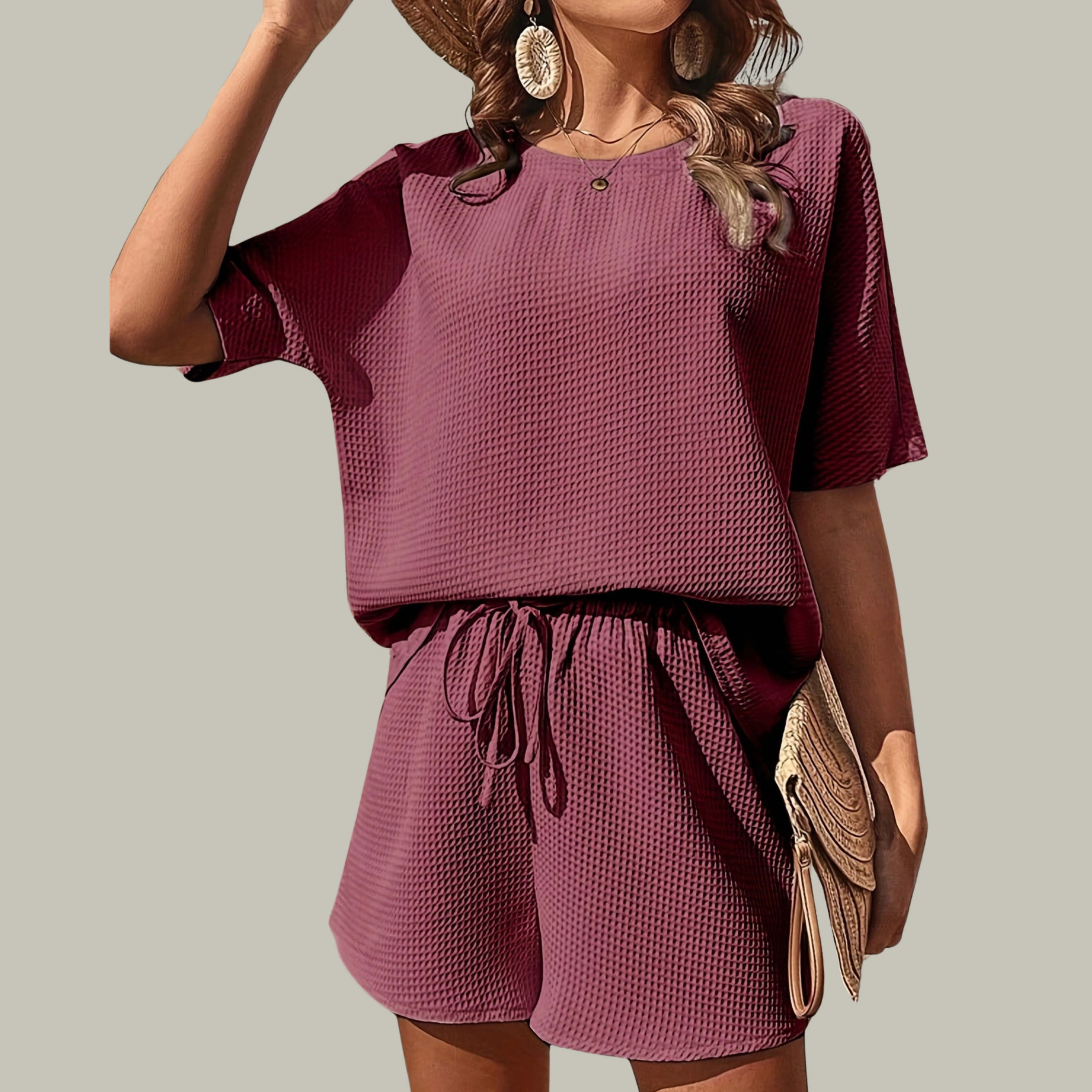 NIEVES™ – Casual Plus Size Summer Lounge Set