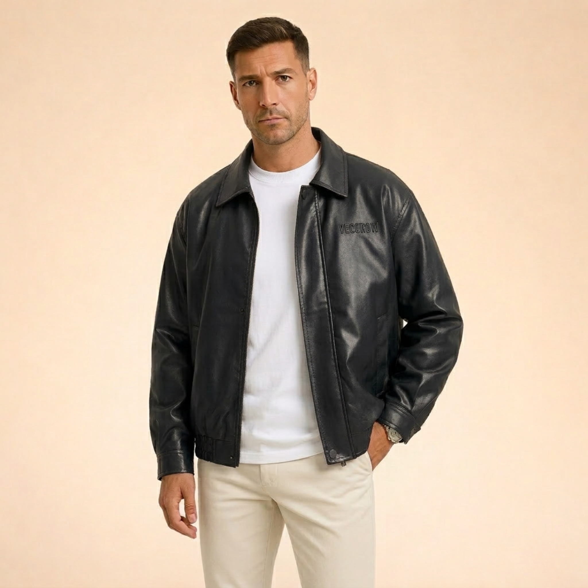 Mason | Men's Vintage Leather Bomber Jacket
