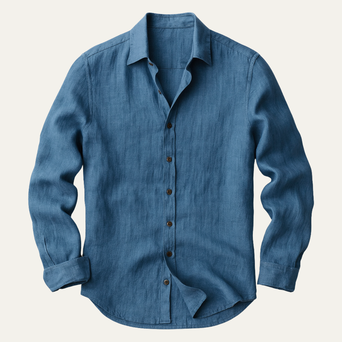 Tropez | Men's Long Sleeve Linen Button Up Shirt