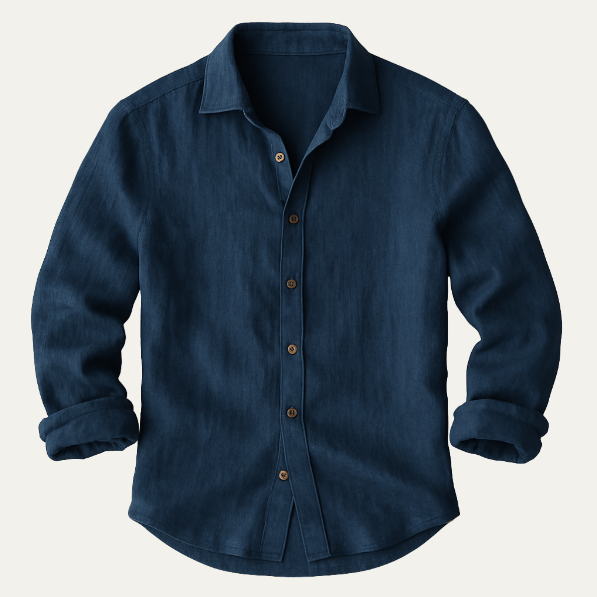 Tropez | Men's Long Sleeve Linen Button Up Shirt