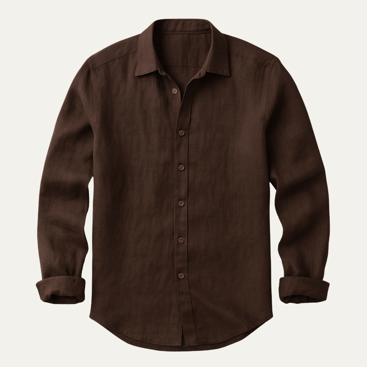 Tropez | Men's Long Sleeve Linen Button Up Shirt