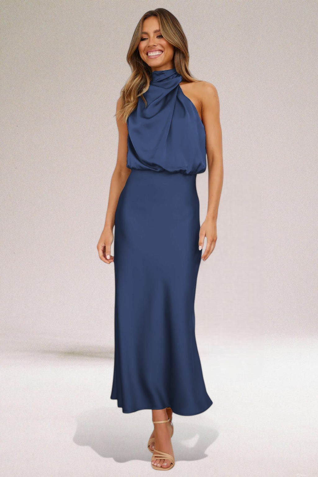 ELARA™ - Elegant Satin Evening Dress 