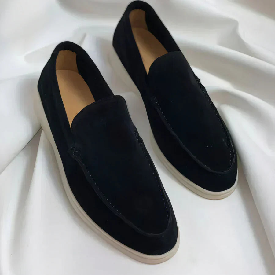 Marina | Refined Suede Slip On Loafers