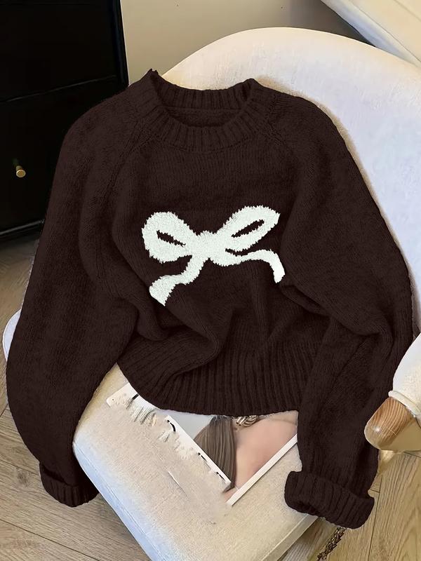 GRACIE™ - Elegant Bow Knit Sweater for Fall &amp; Winter Fashion