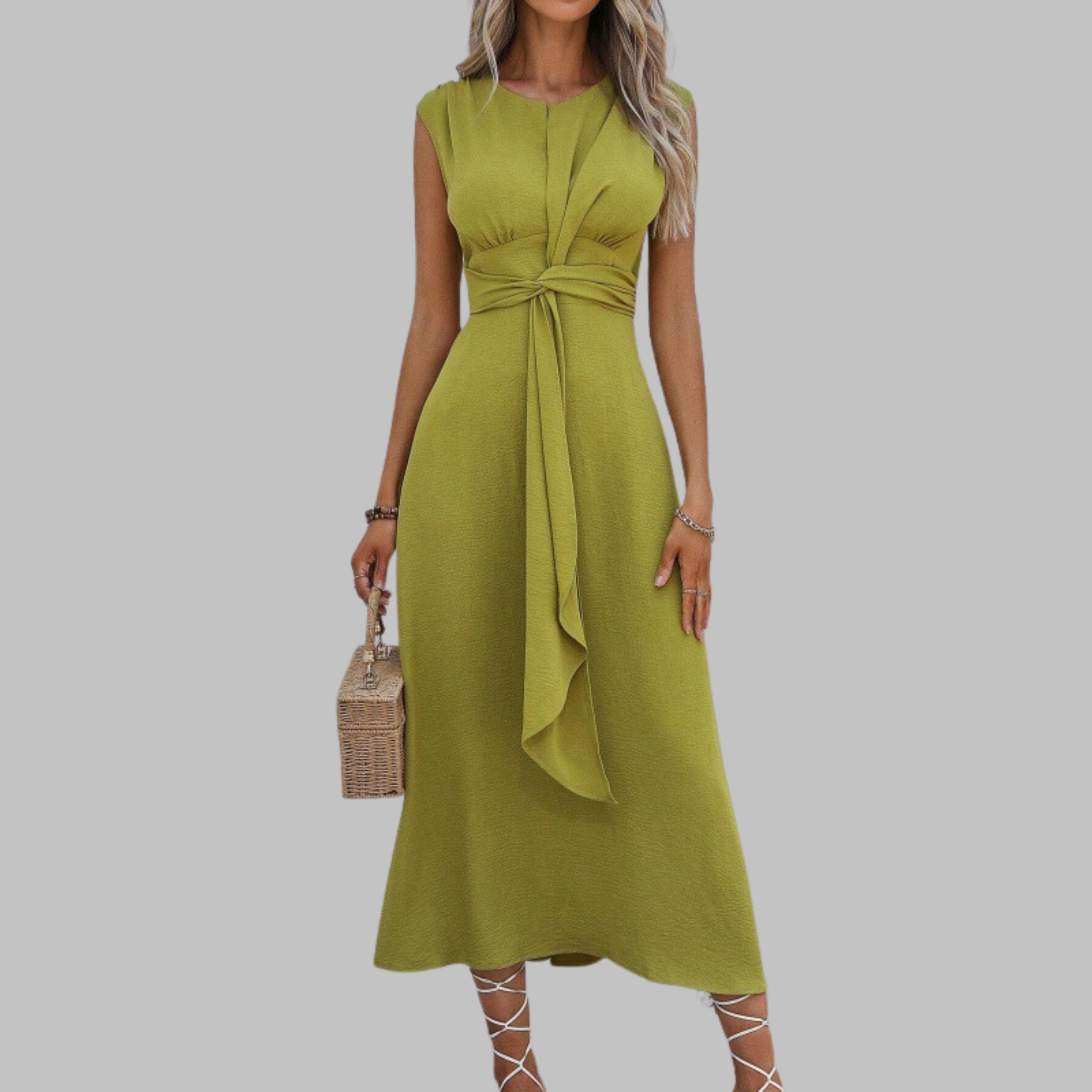 REESE™ - Elegant Sleeveless Round Neck Maxi Dress