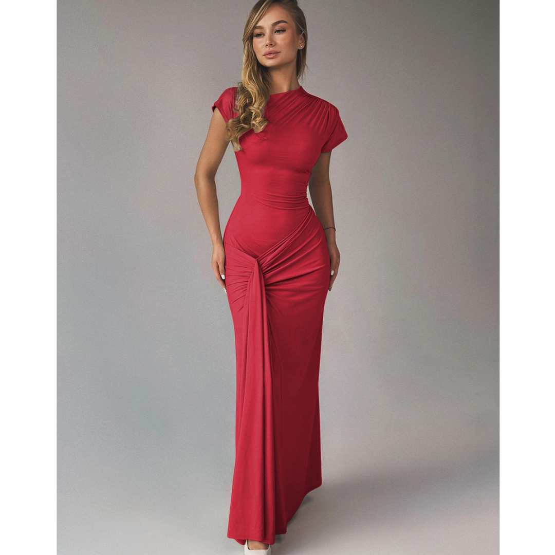 NICOLET™ - Formal Tie Back Bodycon Evening Dress 