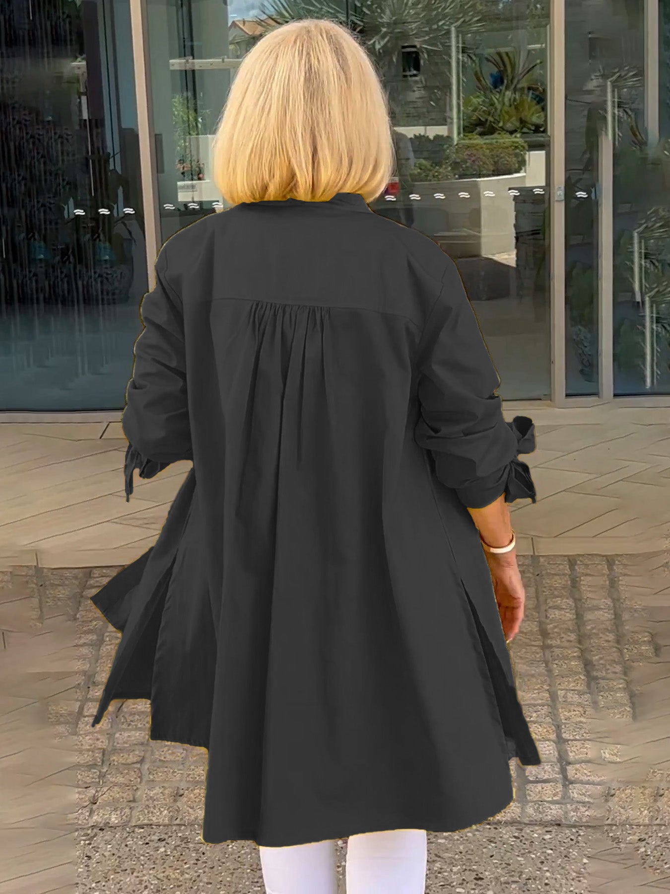 CÉLINA™ - Classy Long Shirt Jacket 