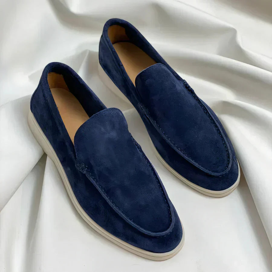 Marina | Refined Suede Slip On Loafers