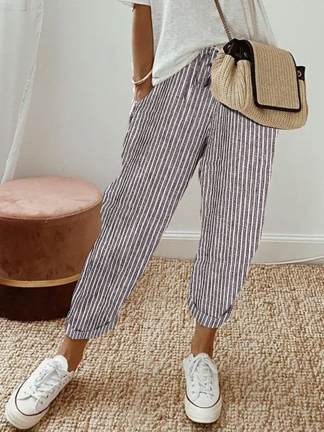 Elowyn | Relaxed Linen Drawstring Pants