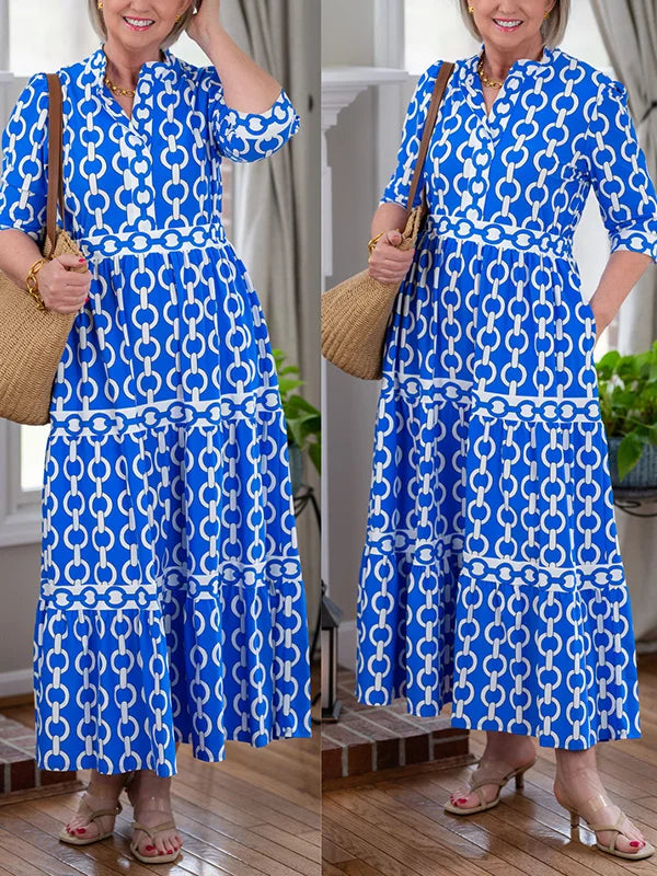 ALYANA™ - Chain Link Midi Dress