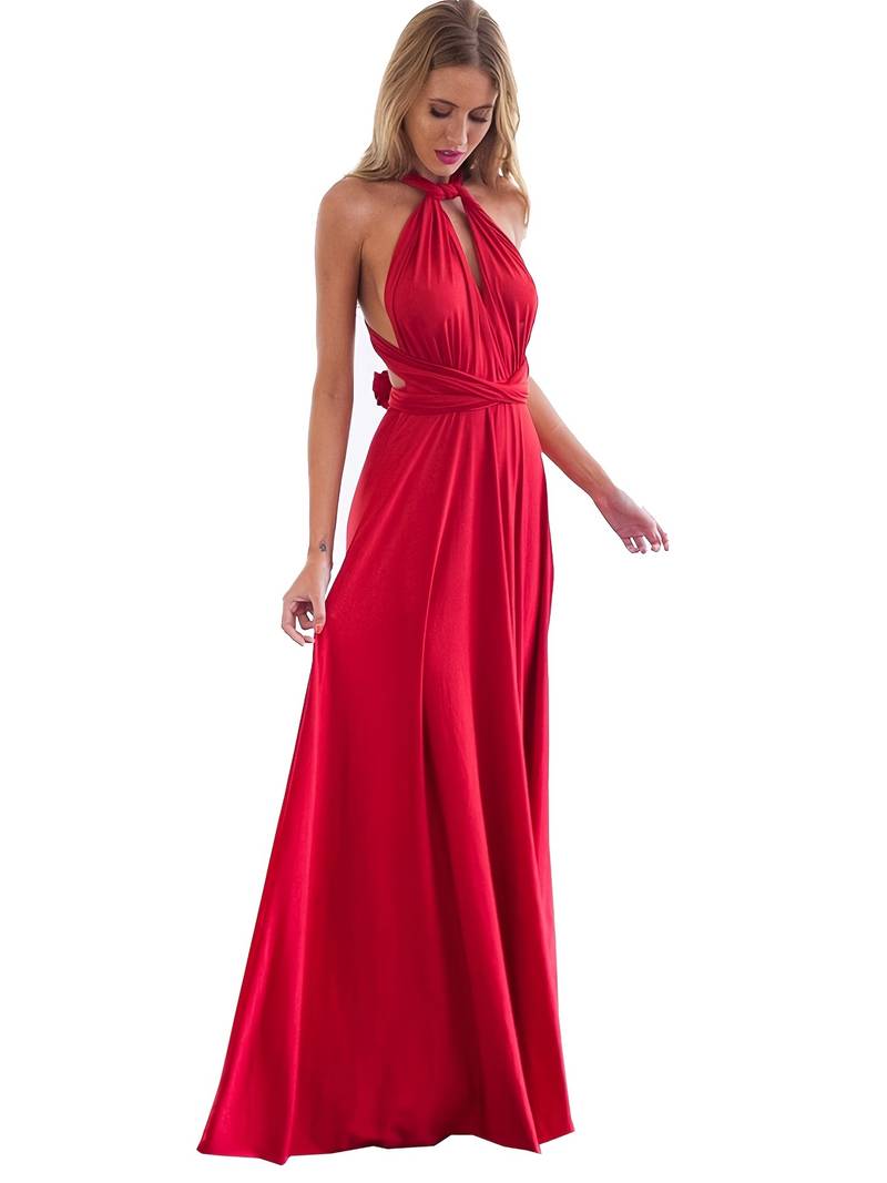 Elara | One-Shoulder Flowing Maxi Evening Dress