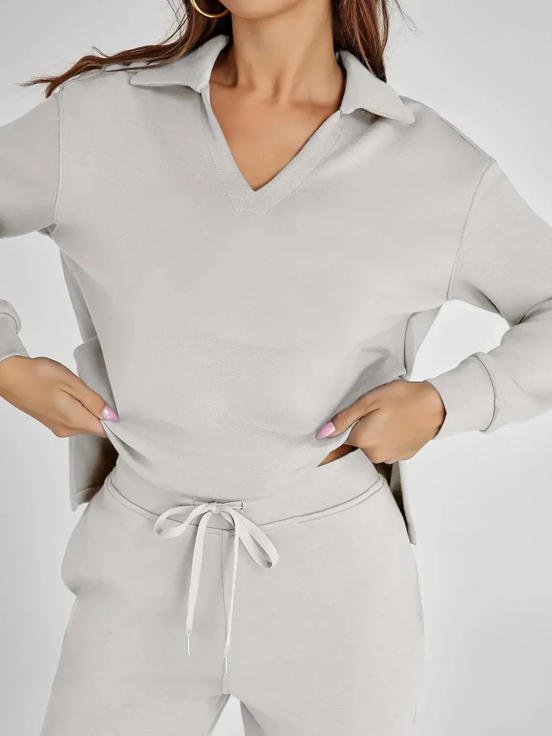 RENÉE™ - Cozy Minimalist Two-Piece Set 