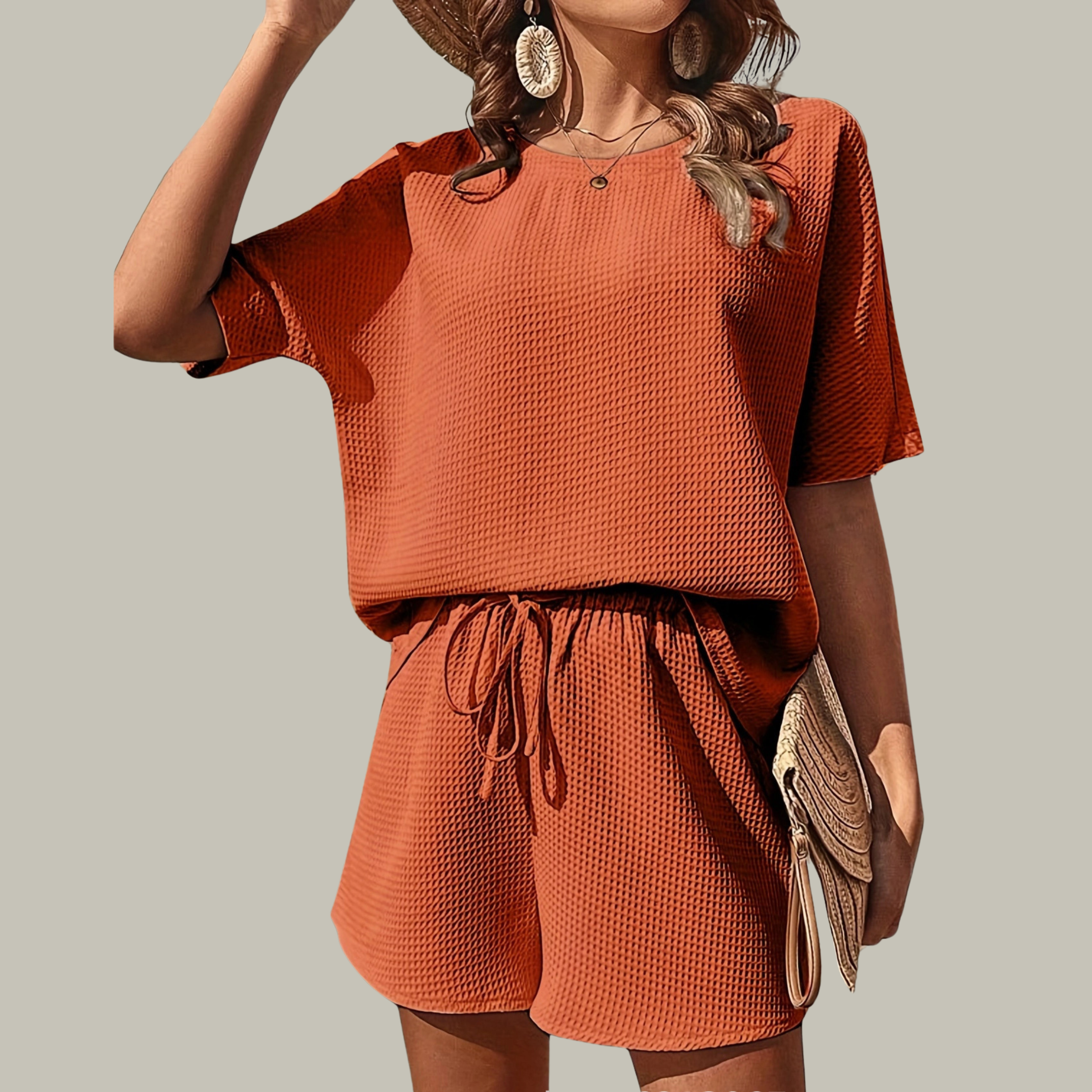 NIEVES™ – Casual Plus Size Summer Lounge Set