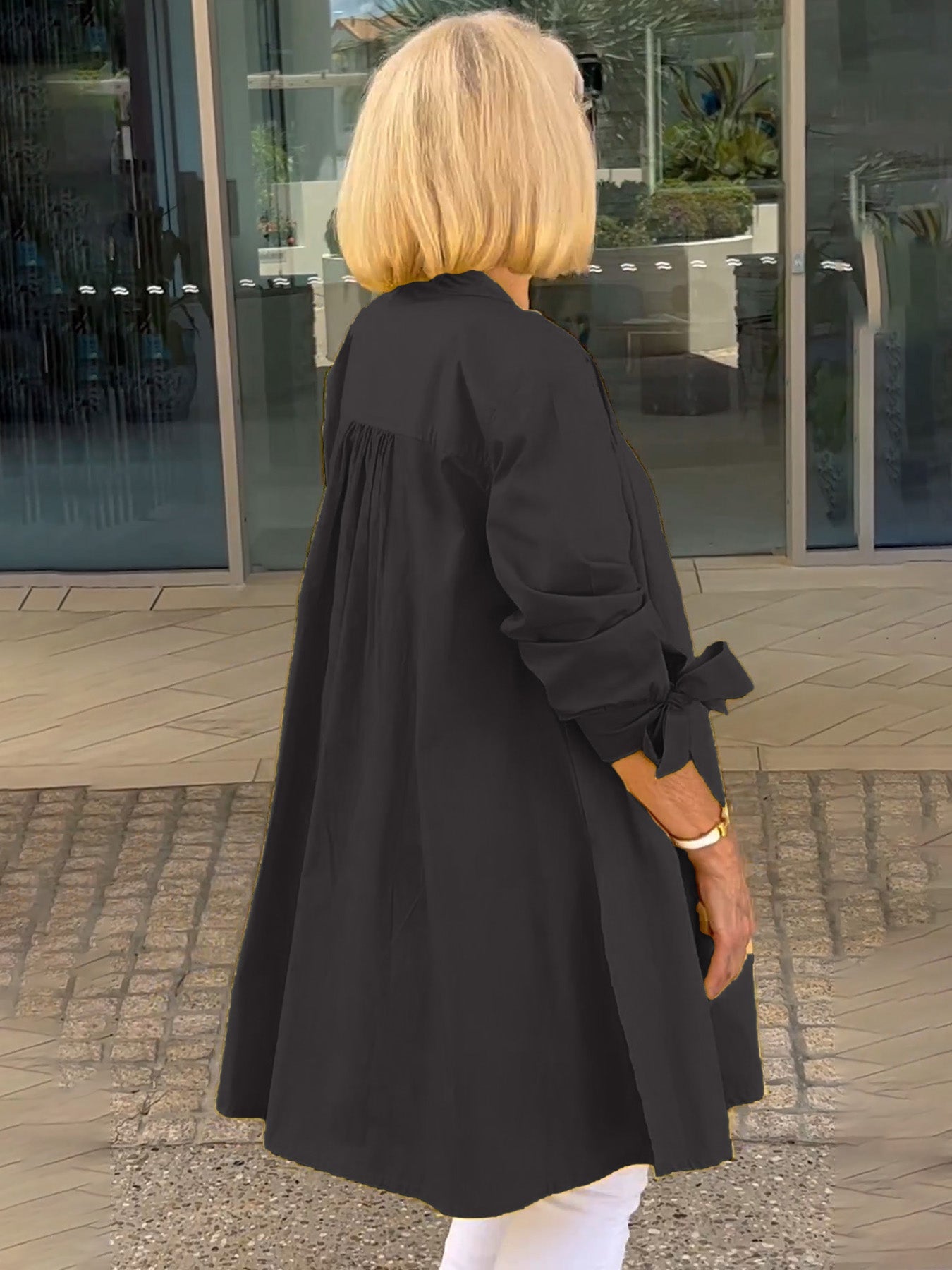 CÉLINA™ - Classy Long Shirt Jacket 